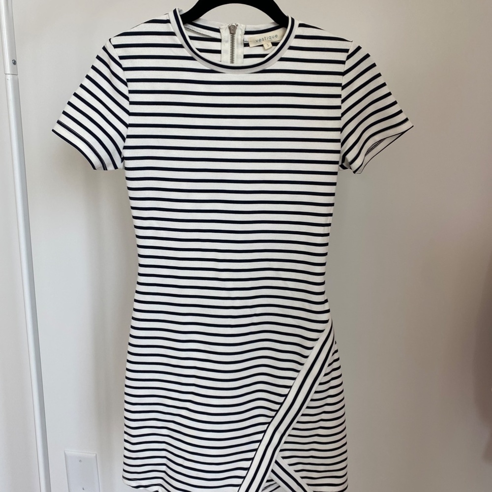 Vestique Stripe Dress Small